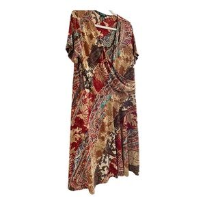 Lauren Ralph  Lauren Multicolor Paisley Dress